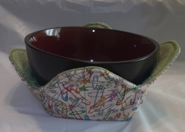 Made in Nevada Microwavable Bowl Cozies – Safety Pins