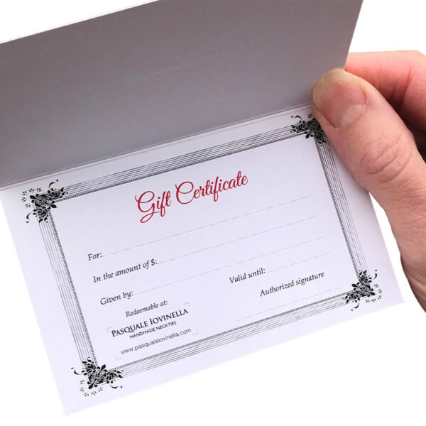 Made in Nevada Traditional Gift Certificate