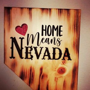 Product image of  Home Means Nevada – Wood Sign