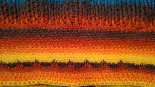 Made in Nevada Crocheted Shrug – Arizona Sunset