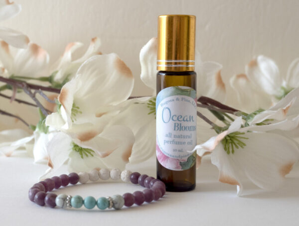 Product image of  Turquoise Gemstone Bracelet Aromatherapy Perfume Oil Set Diffuser Jewelry