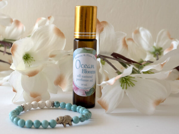 Product image of  Turquoise Gemstone Bracelet Aromatherapy Perfume Oil Set Diffuser Jewelry