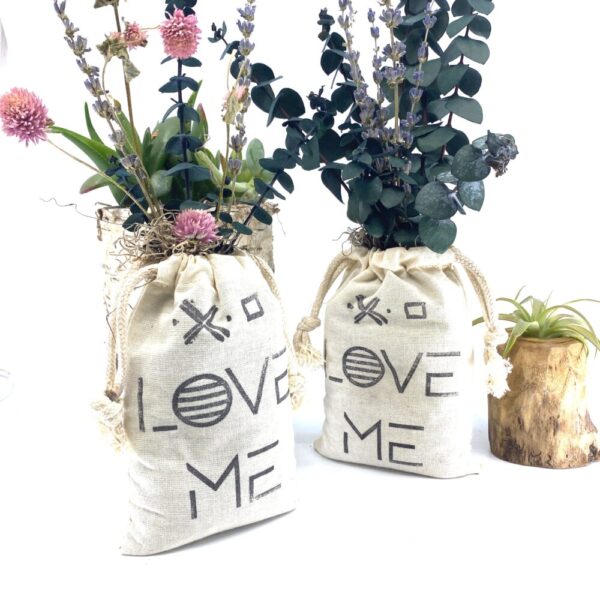 Made in Nevada Sack of Flowers, Love Me, Organic, Dried Flower Bouquet