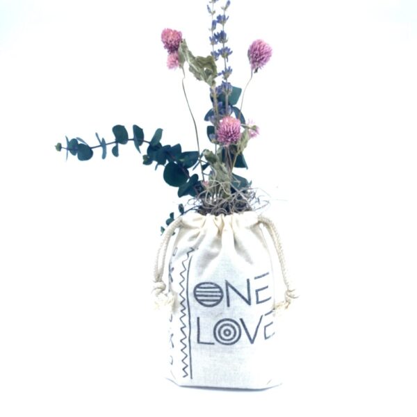 Made in Nevada Sack of Flowers, One Love, Organic, Dried Flower Bouquet
