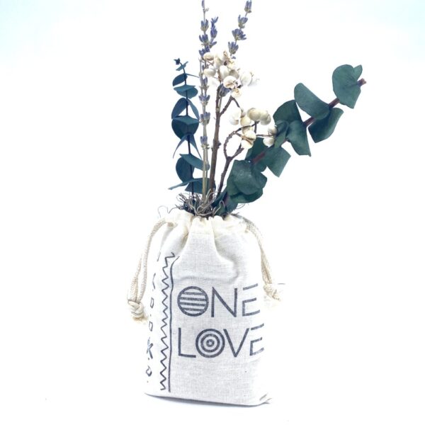 Made in Nevada Sack of Flowers, One Love, Organic, Dried Flower Bouquet