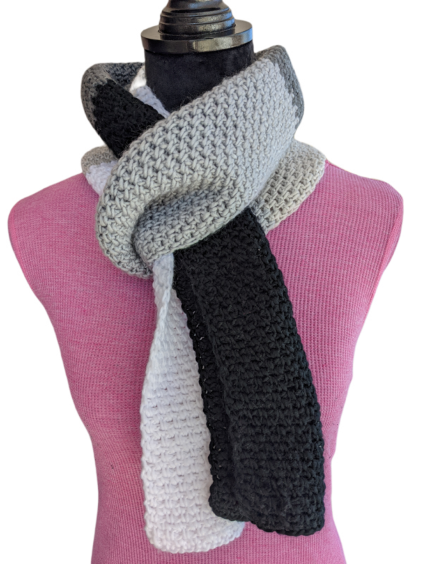 Made in Nevada Ay-wh-ack Stack — Crocheted Scarf for Women