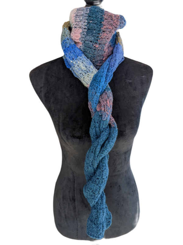Made in Nevada Blink of a Tri — Crocheted Scarf for Women