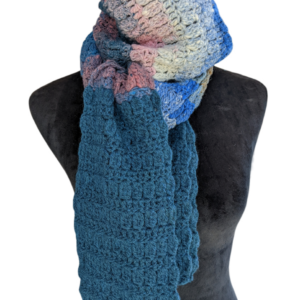 Product image of  Blink of a Tri — Crocheted Scarf for Women