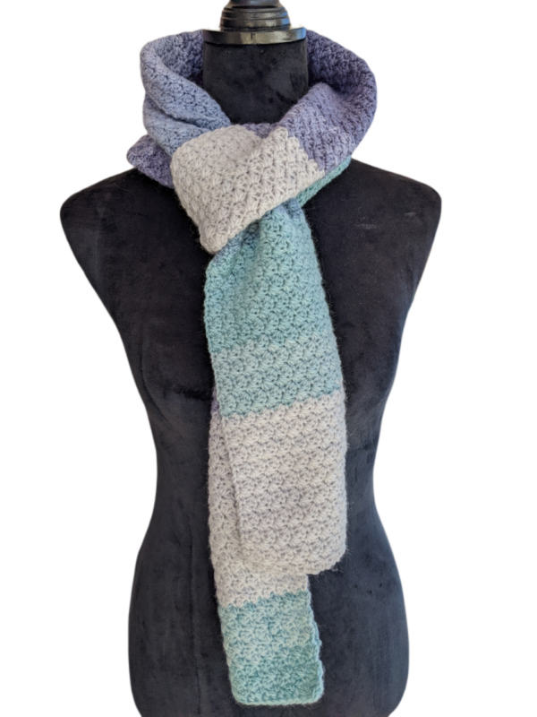 Made in Nevada Meadow Wink — Crocheted Scarf for Women
