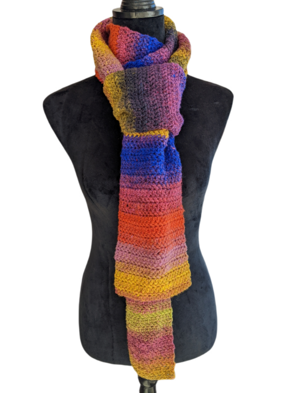 Made in Nevada Sunsetine — Crocheted Scarf for Women