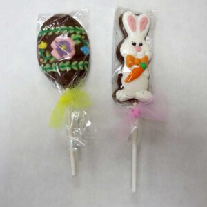Product image of  Easter Bunny or Easter Egg Chocolate Lollipop