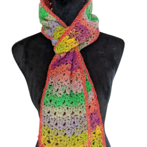 Product image of  All Day Primrose – Crocheted Scarf for Women for Spring-Summer