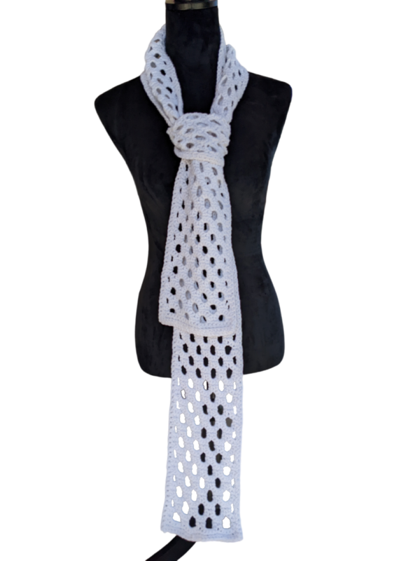 Made in Nevada Oh, Bee-hive, Will Ya? – Crocheted Scarf for Women for Spring-Summer