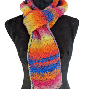 Product image of  Shock & Awe – Crocheted Scarf for Women
