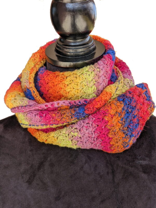 Made in Nevada Shock & Awe – Crocheted Scarf for Women
