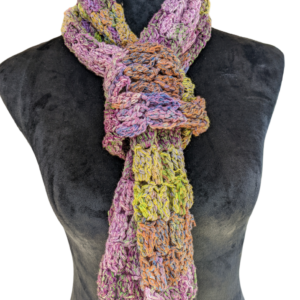 Made in Nevada Splendour Among the Grass – Crocheted Scarf for Women for Spring-Summer
