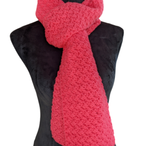 Made in Nevada Watermelon Burst – Crocheted Scarf for Women