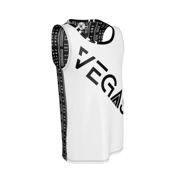 Made in Nevada Duality Gear, Vegas Bound, Black & White Mudcloth, Mens Sports Airflow Jersey