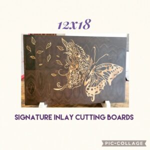 Made in Nevada Walnut / Maple Butterfly cutting board