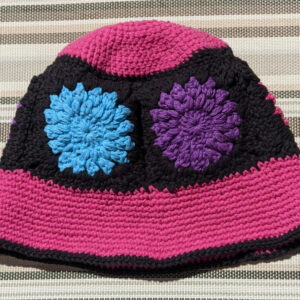 Made in Nevada Balbina – Crocheted Hat With Granny Squares