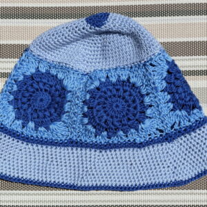 Made in Nevada Bluebell – Crocheted Bucket Hat