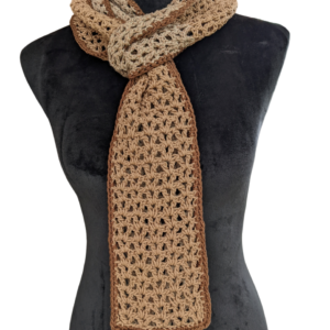 Product image of  Scarf, Hand Crocheted: Cafe et Bonbons