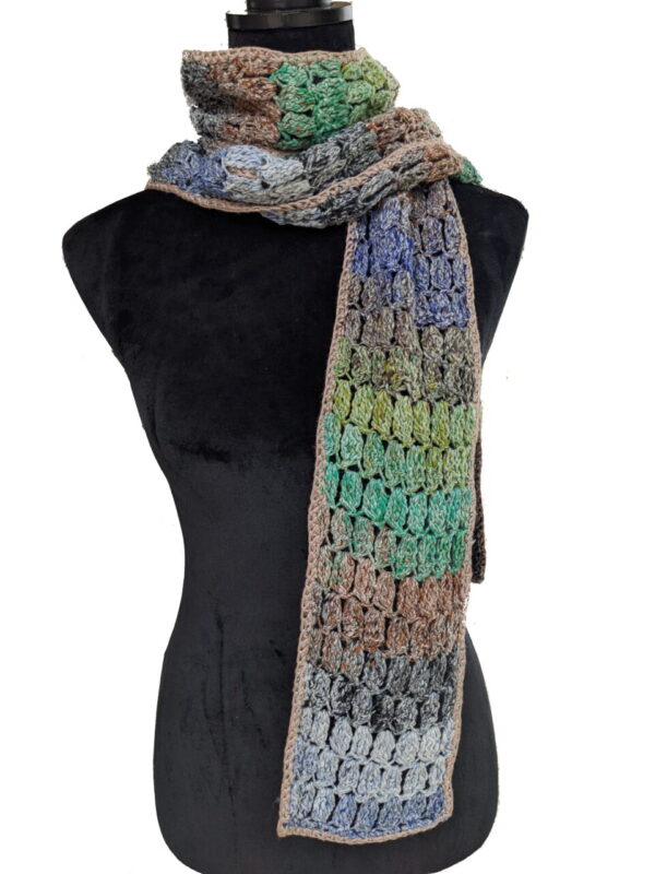 Made in Nevada Candy Wrapture – Crocheted Scarf for Women for Spring-Summer
