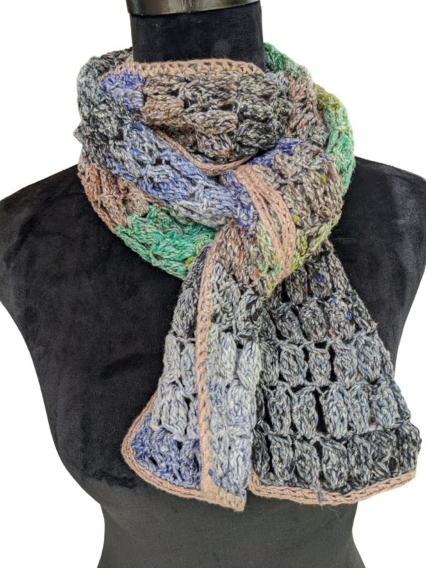Made in Nevada Candy Wrapture – Crocheted Scarf for Women for Spring-Summer