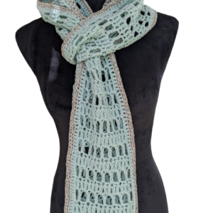 Made in Nevada Cool Mint – Crocheted Scarf for Women