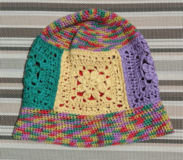 Made in Nevada Garden – Crocheted Bucket Hat