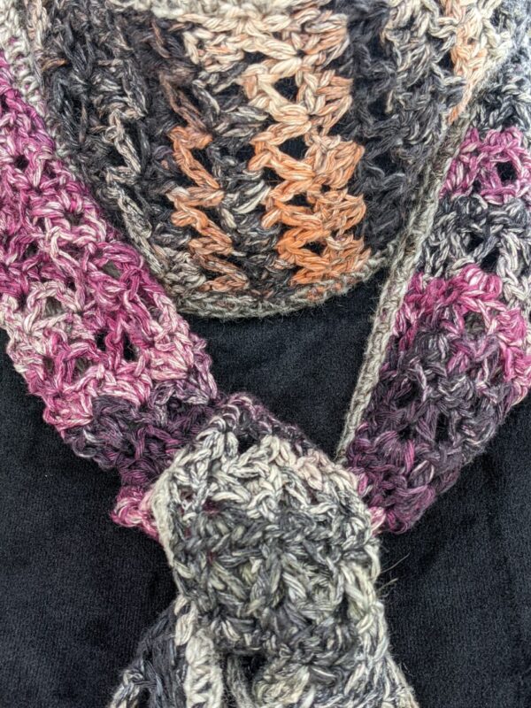 Made in Nevada Mighty Won – Crocheted Scarf for Women for Spring-Summer