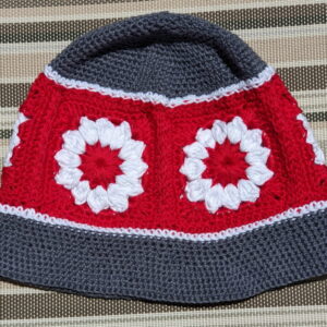 Made in Nevada Rojo – Crocheted Bucket Hat