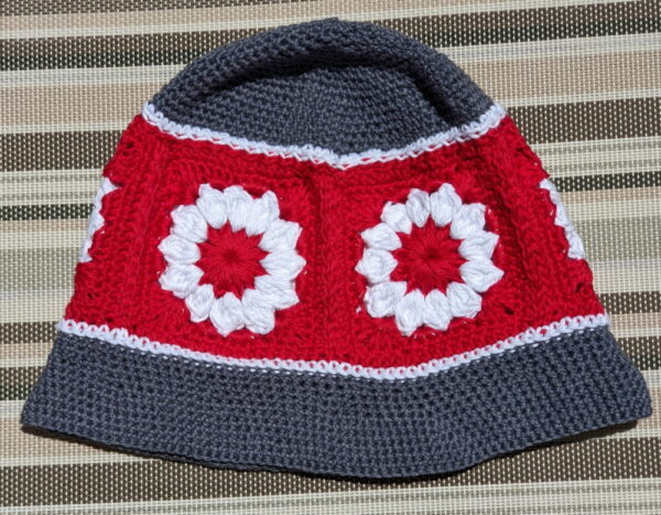 Made in Nevada Rojo – Crocheted Bucket Hat