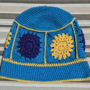 Product image of  Royal – Crocheted Hat With Granny Squares