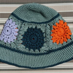 Made in Nevada Sage – Crocheted Bucket Hat