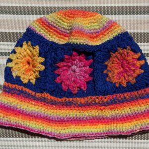 Product image of  Sunshower – Crocheted Hat With Granny Squares