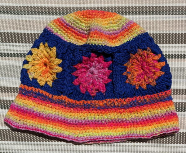 Made in Nevada Sunshower – Crocheted Bucket Hat