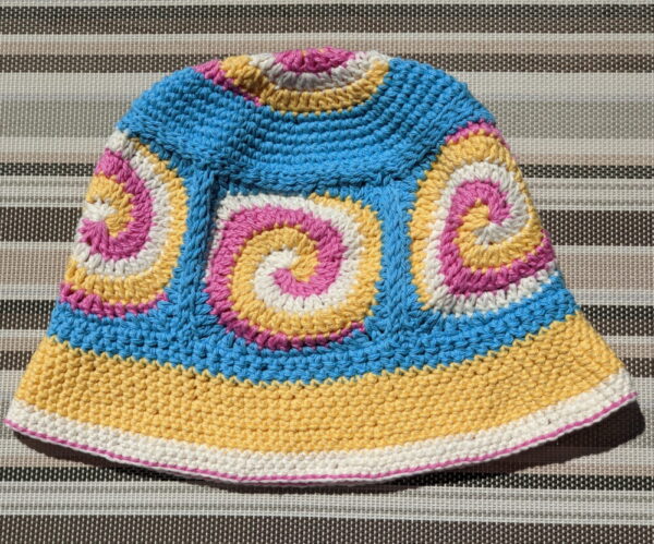 Product image of  Twistee – Crocheted Hat With Granny Squares