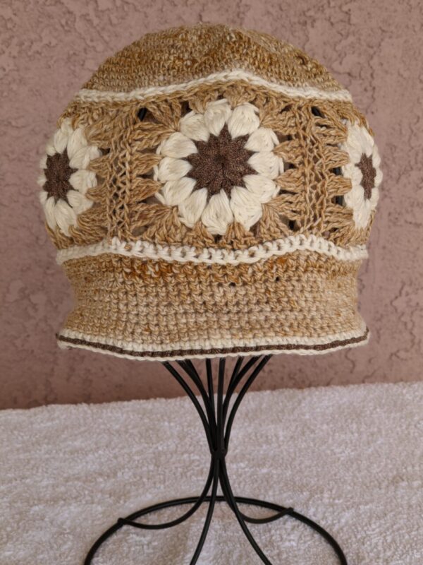 Product image of  Vitality – Crocheted Bucket Hat With Granny Squares