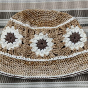 Made in Nevada Vitality – Crocheted Bucket Hat With Granny Squares