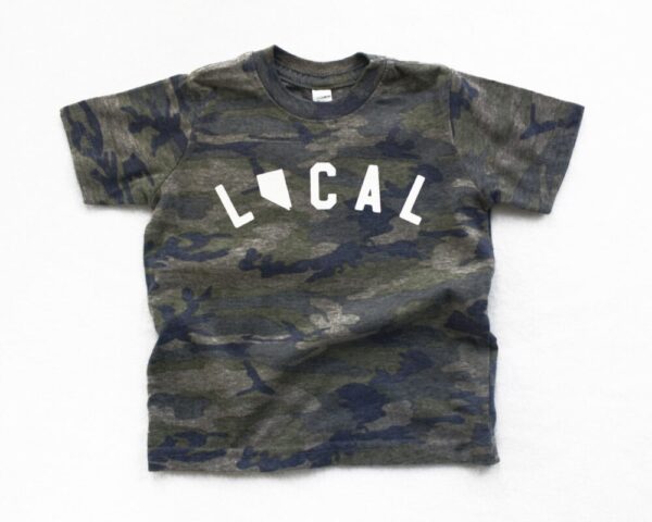 Product image of  LOCAL Green Camo Kids & Baby T-shirt