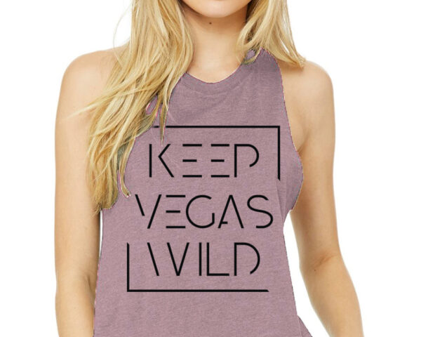 Made in Nevada Keep Vegas Wild Womens Cropped Tank