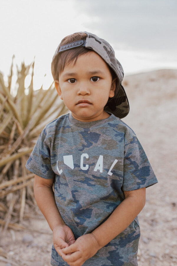 Made in Nevada LOCAL Green Camo Kids & Baby T-shirt