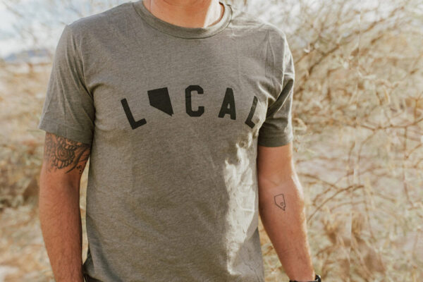 Made in Nevada LOCAL Military green Unisex T-shirt