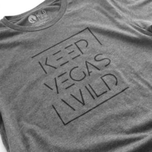 Made in Nevada Keep Vegas Wild Mod Grey (unisex)