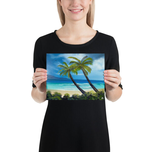 Made in Nevada Poster Print – Paradise Beach Seascape by Paint With Josh