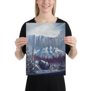 Made in Nevada Canvas Print – Road to the Wall – Mountain Landscape by Paint With Josh