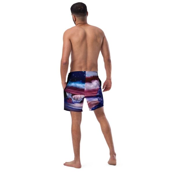 Product image of  Swimwear – American Flag Patriotic USA Men’s swim trunks