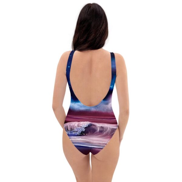 Made in Nevada Swimwear – American Flag Women’s One-Piece Swimsuit by PaintWithJosh