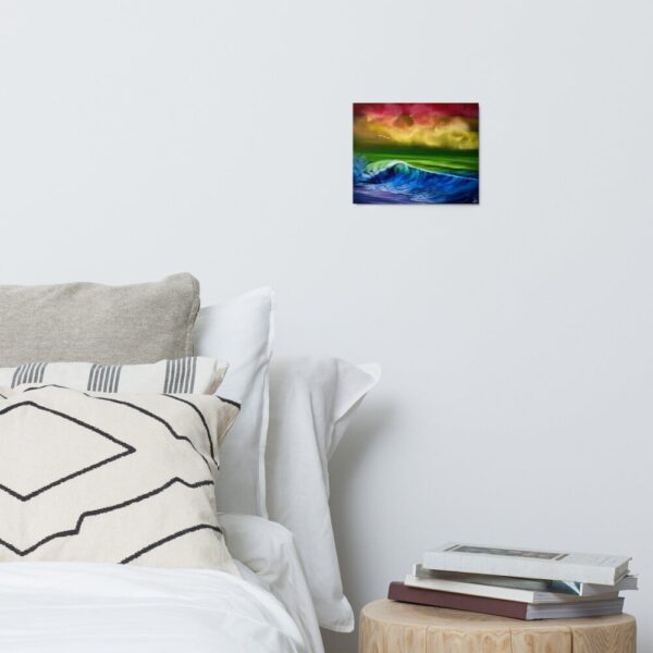 Product image of  Metal Print – Pride Flag Seascape by PaintWithJosh
